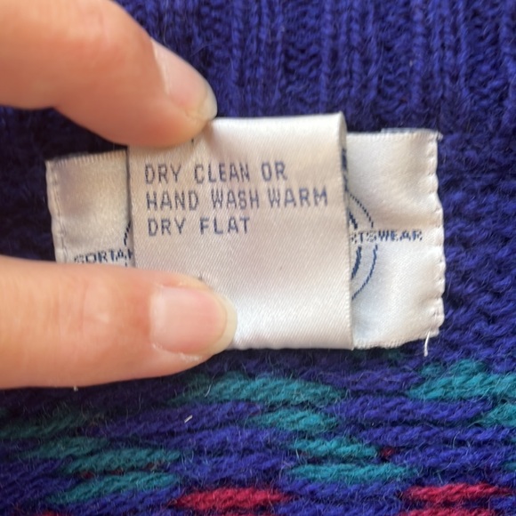 Vintage Miller’s Sportific Kristin Collection Horse Equestrian Wool Sweater - M - Picture 16 of 16